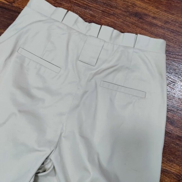 Halogen Women's Beige Pleated Front  High Waisted Wide Leg Trouser Size 0 - Picture 5 of 11